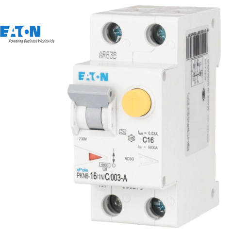 BBAtechniek artnr. 38239 - Eaton aardlekautomaat 16A (1x)