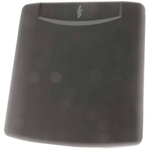 Losse klep 230V icoon donker grijs (1x)