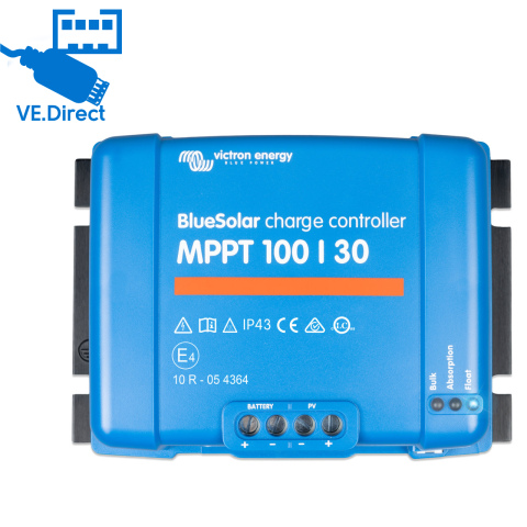 BBAtechniek artnr. 8595 - Victron BlueSolar MPPT 100/30 12/24V (1x)