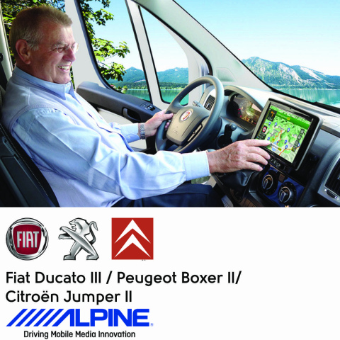 BBAtechniek artnr. 8638 - 9” X903D-DU Alpine style Ducato 3 (1x)
