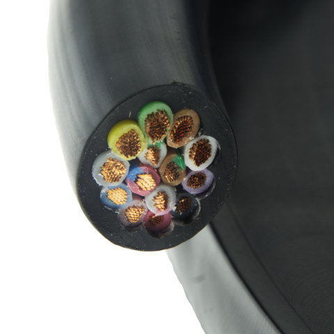 BBAtechniek artnr. 10861 - Kabel 14-aderig 9x1.5mm2+5x2.5mm2 Ø15mm (25m)