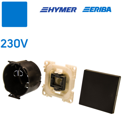 Wipschakelaar aan/uit 230V lei-grijs S20.000 (1x)