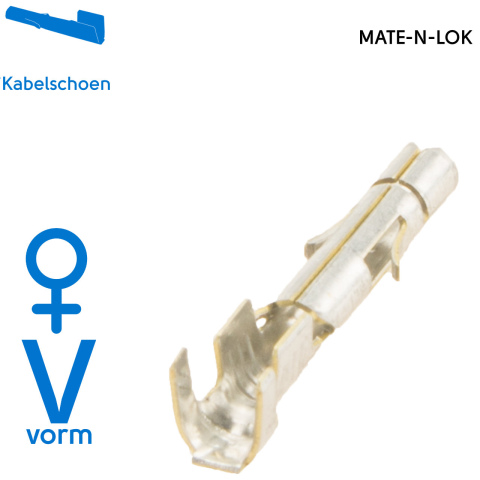 Kabelschoen female MATE-N-LOK 0.5-2.5mm2 (1x)