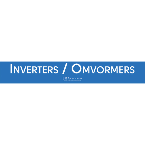BBAtechniek artnr. 8914 - Stelling bord Inverters/Omvormers 15x99cm (1x)