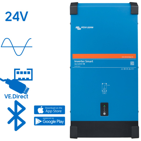 BBAtechniek artnr. 90070 - Victron Phoenix Smart omvormer 24/5000 230V (1x)