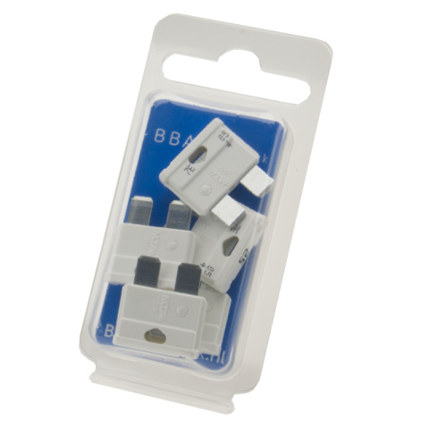 BBAtechniek artnr. 16890 - Standaard steekzekering 25A wit (5x)