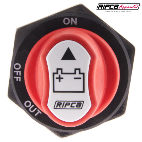 BBAtechniek artnr. 10024 - Mini hoofdstroom schakelaar 12V 200A (1x)