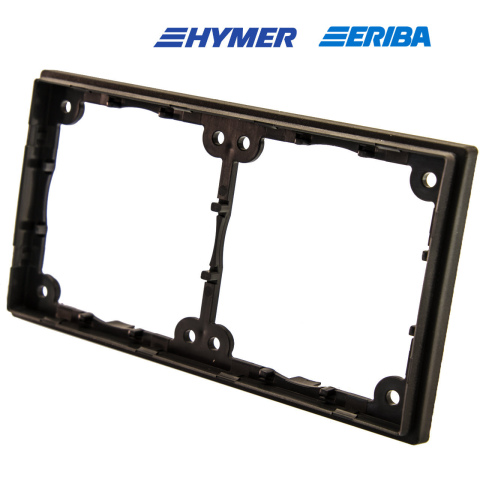 Afstandsraam 2-vak laag leigrijs S20.000 (1x)