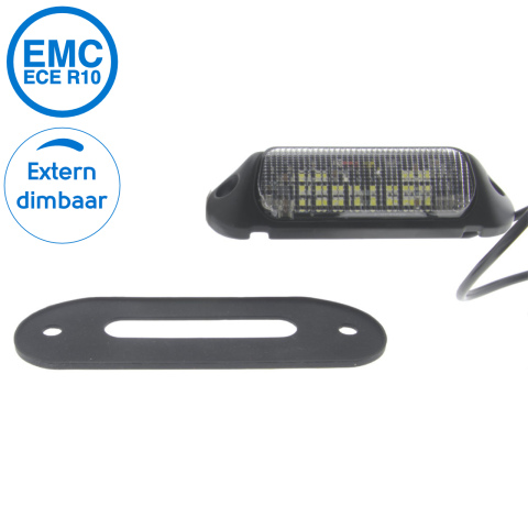 BBAtechniek artnr. 65589 - Calabria verstraler zwart 12V 40W ECE R10(1x)