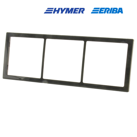 Afdekraam 3-vak lei-grijs hoogglans S20.000 (1x)