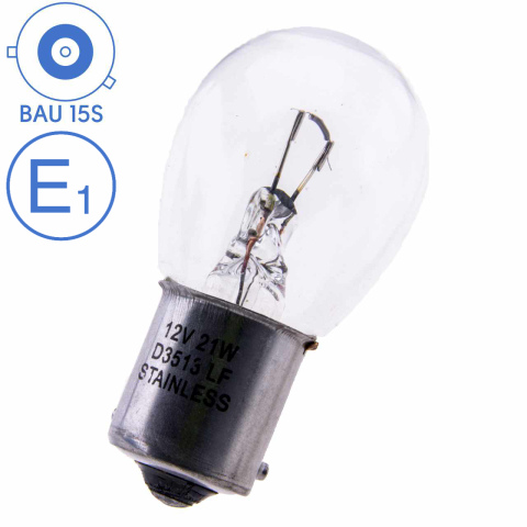 BBAtechniek artnr. 16471 - BAU15S 12V 21W BS582 lamp helder (10x)