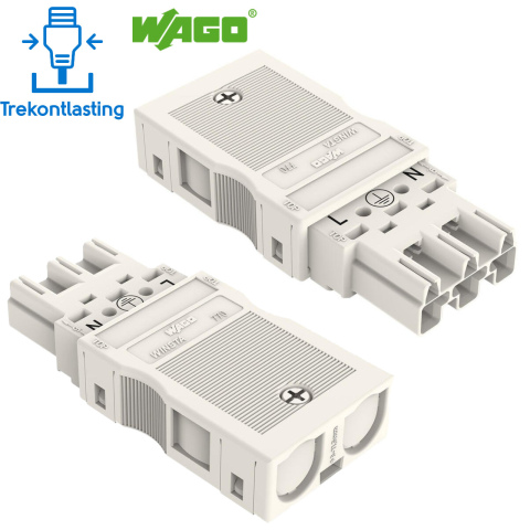 Wago Winsta Midi connector male wit (5x)