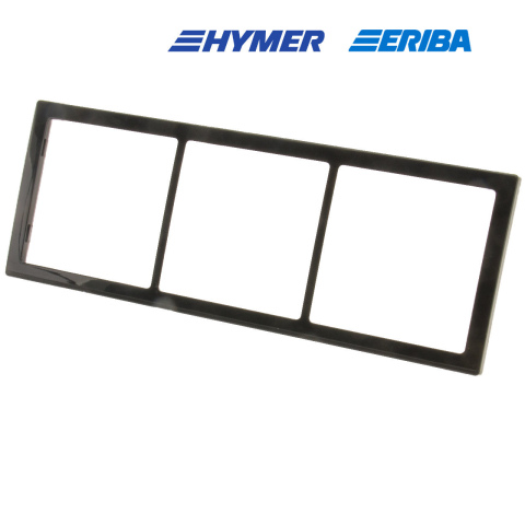 Afdekraam 3-vak zwart hoogglans S20.000 (1x)