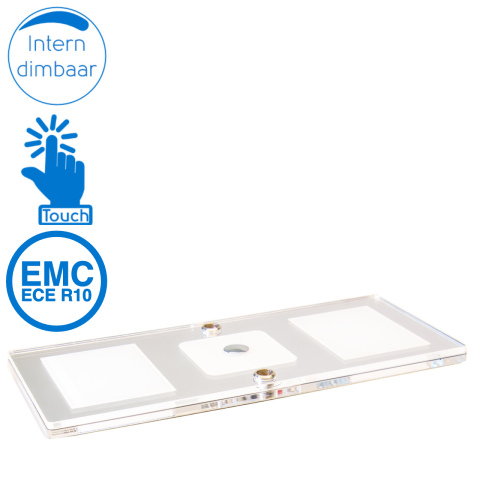 BBAtechniek artnr. 65502 - Turijn 2 LED trio 12V 6.3W 4000K 432lm  (1x)
