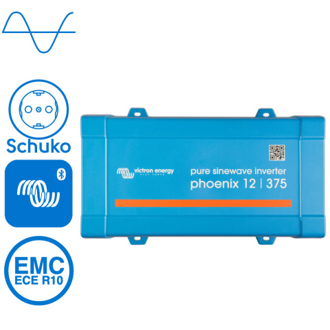 BBAtechniek artnr. 38220 - Victron Phoenix VE.Direct omvormer 12/375 (1x)