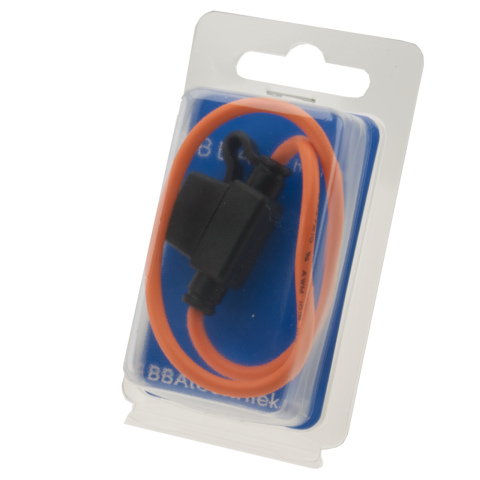 BBAtechniek artnr. 17597 - Steekzekeringhouder mini met kap 3.0mm²  (1x)