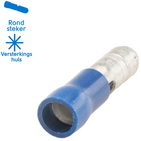 BBAtechniek artnr. 11301 - Rondsteker Ø5.0mm* blauw (100x)
