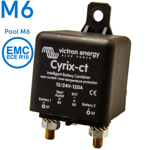 BBAtechniek artnr. 8512 - Victron Cyrix-ct 12/24V 120A accuscheider (1x)
