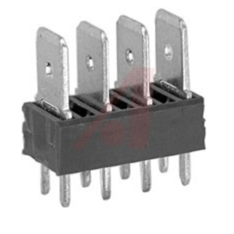 BBAtechniek artnr. 23009 - Connector tab 4 weg, PCB (1x)