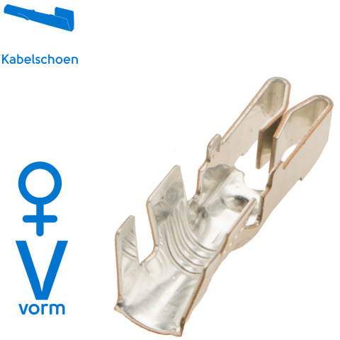 Kabelschoen vertind messing 2.5-6.0mm² (100x)