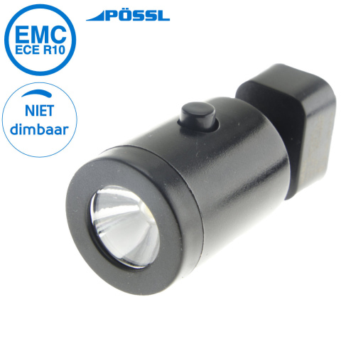 Lanciano LED spotlight zwart 100lm 4000K(1x)