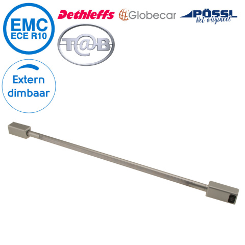 BBAtechniek artnr. 20189 - Dometic LED tube 12V 1.3W zilver Dometic rail (1x)