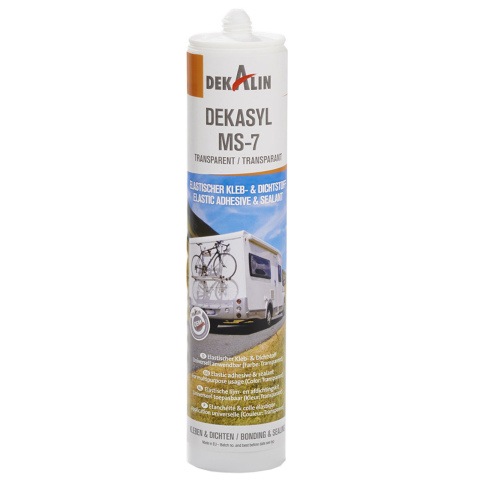 BBAtechniek artnr. 15778 - Dekalin Dekasyl MS-7 koker transparant 290ml (12x)