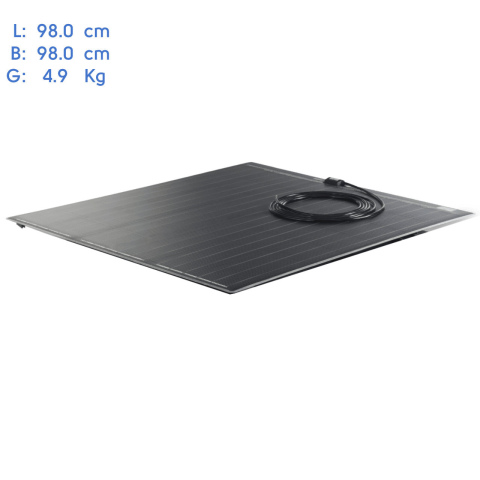 BBAtechniek artnr. 39016 - 170WP 98x98cm Flat Light Q Büttner zonnepaneel(1x)