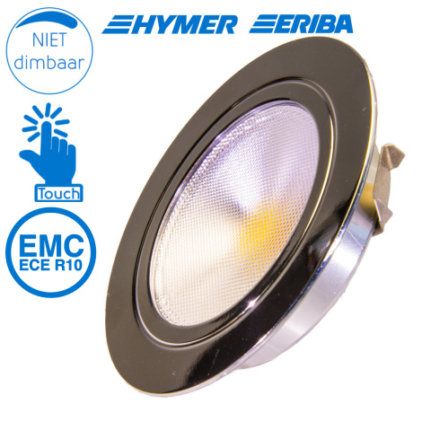 BBAtechniek artnr. 65540 - Tondo LED inbouwspot 12V 3W Ø65mm 3200K (1x)