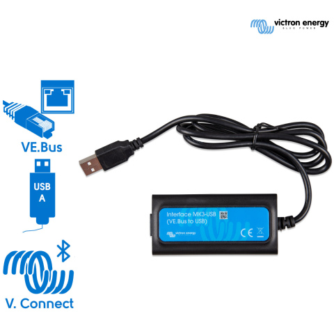 BBAtechniek artnr. 38203 - Victron interface MK3-USB VE.BUS to USB-A(1x)