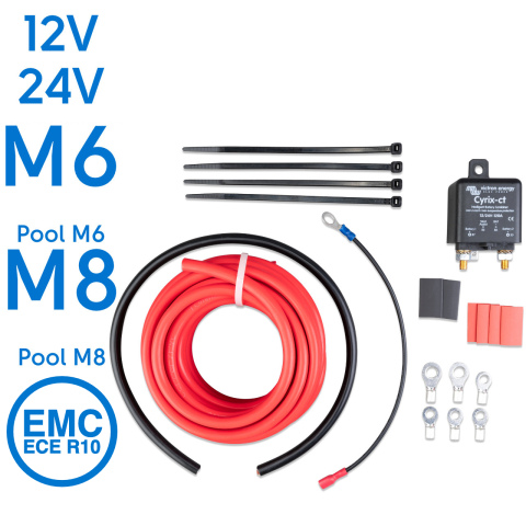 BBAtechniek artnr. 38330 - Cyrix-ct battery combiner kit 12/24V-120A (1x)