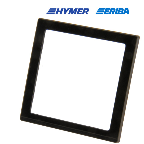 Afdekraam 1-vak zwart hoogglans S20.000 (1x)