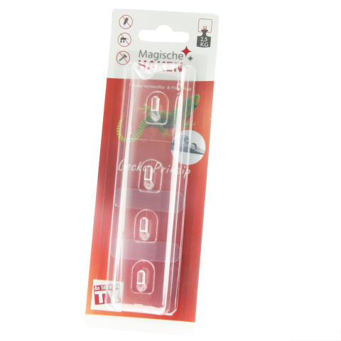 BBAtechniek artnr. 45135 - Magische haken type mini herbruikbaar (4x)