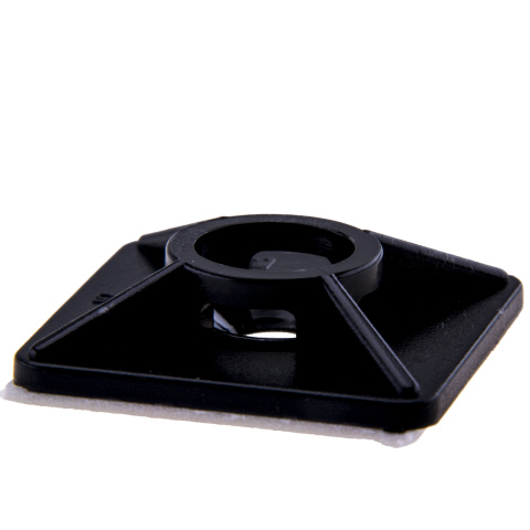 Kleefzadel 3M voor tyrap 4.8mm zwart (100x)