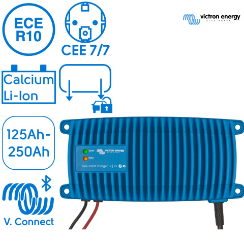 BBAtechniek artnr. 8593 - Victron Blue Smart IP67 acculader 12/25 (1x)