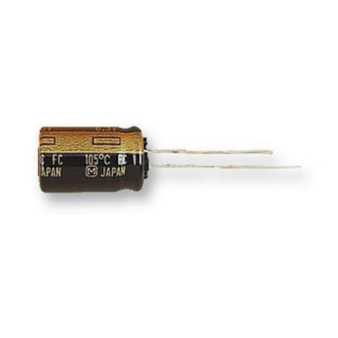 BBAtechniek artnr. 60434 - Electrolytic Capacitor 47µF ± 20% 25V 5mm (1x)