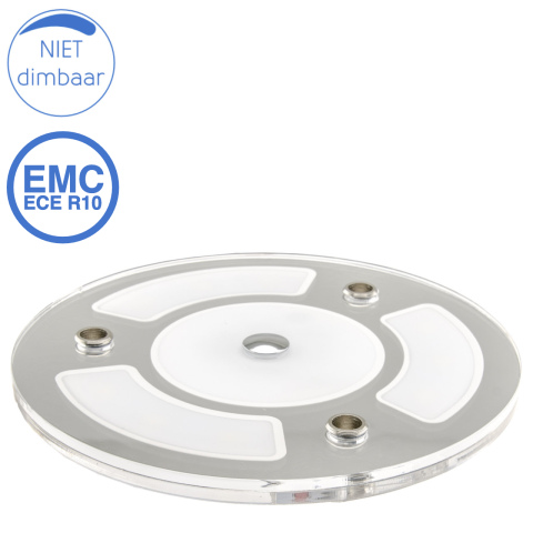 BBAtechniek artnr. 65523 - Trente 2 LED Ø13cm 12V 4.7W 3800K 380lm (1x)