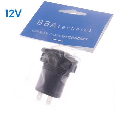 6-50DCV 16A contactdoos vlak met schroefring (1x)