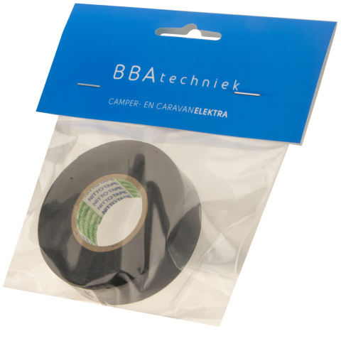 BBAtechniek artnr. 17600 - Zelfvulcaniserende tape 19mmx5m zwart (1x)