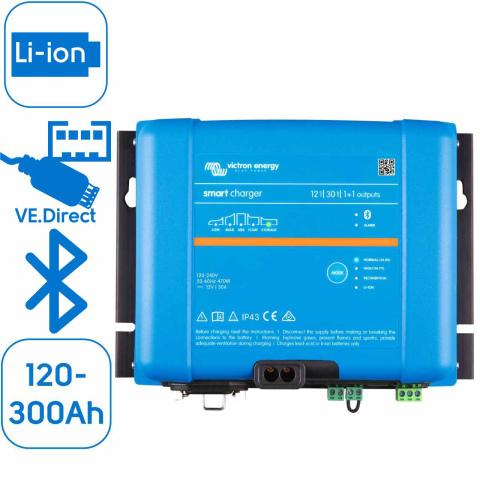 BBAtechniek artnr. 90078 - Victron Phoenix Smart lader 12/30 (1+1) 120-2 (1x)
