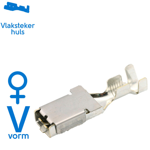 Vlakstekerhuls vertind 2.5-6.0mm² (50x)