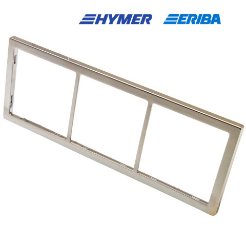 Afdekraam 3-vak hoogglans zilver S20.000 (1x)