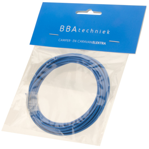 BBAtechniek artnr. 17662 - 1.5mm2 kabel blauw (5m)