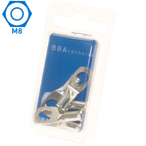 10mm2 M8 gesloten kabeloog (5x) 