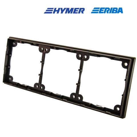 Afstandsraam 3-vak laag leigrijs S20.000 (1x)