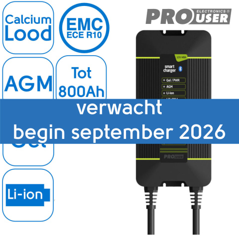 BBAtechniek artnr. 9841 - 12V 40A Pro-User intelligente acculader IBC40 1x)