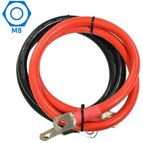 BBAtechniek artnr. 38313 - 50mm² accukabel flexibel 1x rood 1x zwart M8(1.5m)