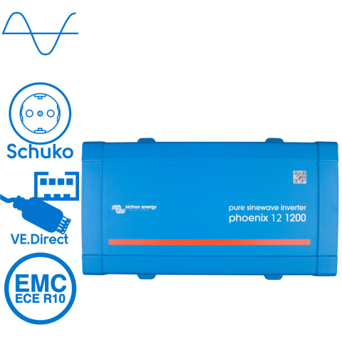 BBAtechniek artnr. 38235 - Victron Phoenix VE.Direct omvormer 12/1200(1x)