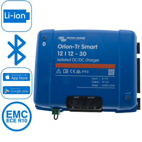 BBAtechniek artnr. 8573 - Victron Orion-Tr Smart 12/12-30A 360W (1x)