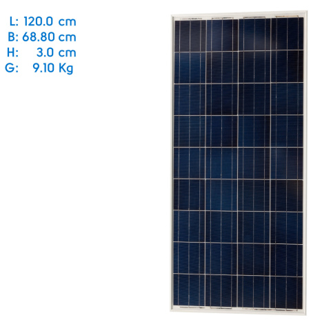 130Wp 120x66.8x3cm Victron BlueSolar mono (1x)